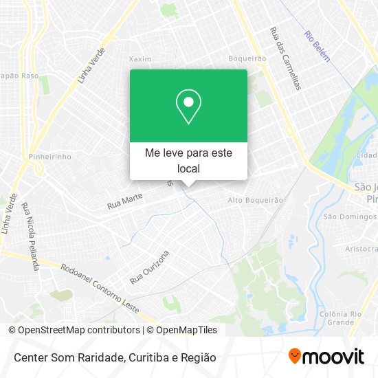 Center Som Raridade mapa