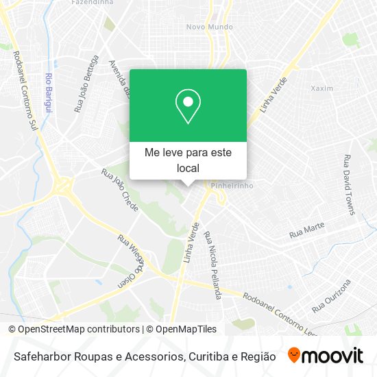 Safeharbor Roupas e Acessorios mapa