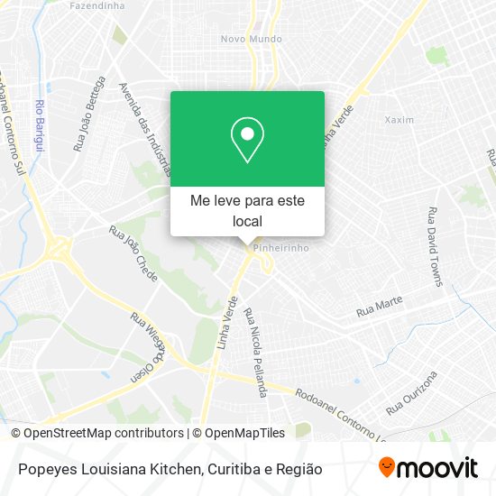 Popeyes Louisiana Kitchen mapa