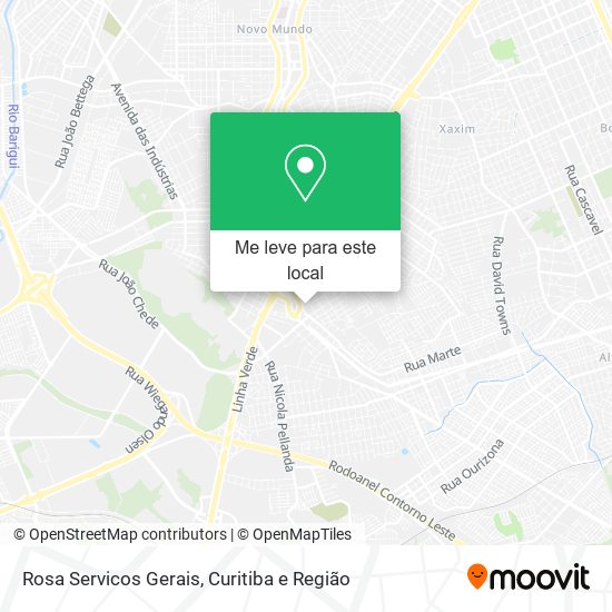 Rosa Servicos Gerais mapa