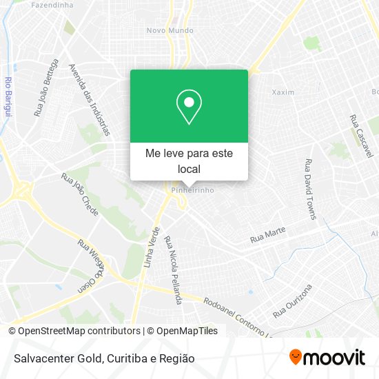 Salvacenter Gold mapa