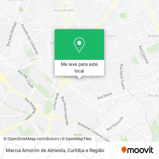 Marcia Amorim de Almeida mapa