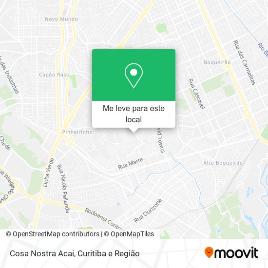 Cosa Nostra Acai mapa