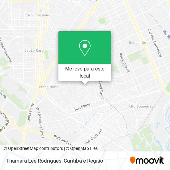 Thamara Lee Rodrigues mapa