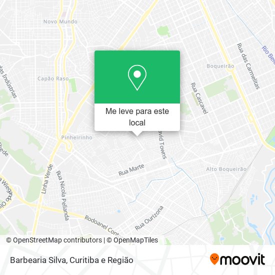 Barbearia Silva mapa