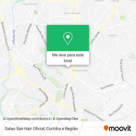 Salao San Hair Oficial mapa