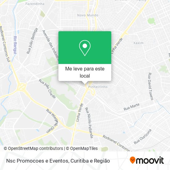 Nsc Promocoes e Eventos mapa