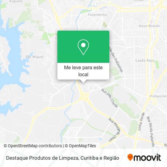 Destaque Produtos de Limpeza mapa