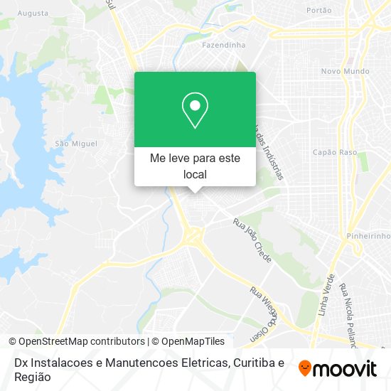 Dx Instalacoes e Manutencoes Eletricas mapa