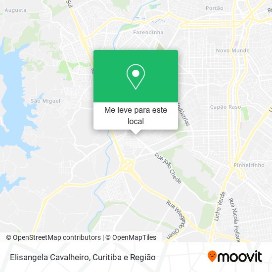 Elisangela Cavalheiro mapa