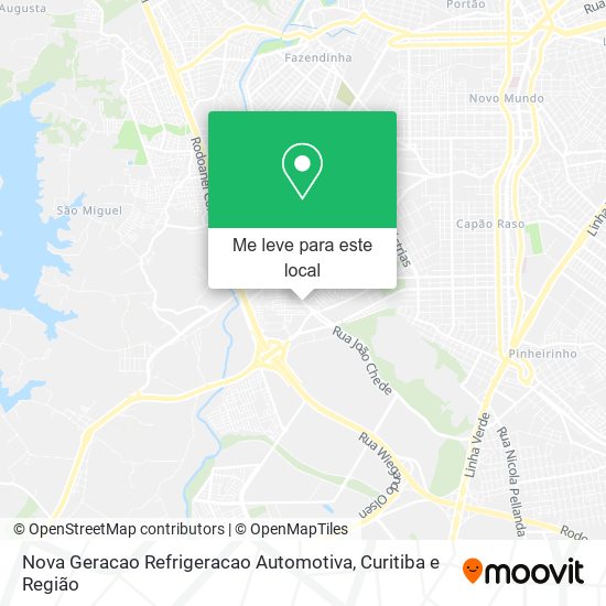 Nova Geracao Refrigeracao Automotiva mapa