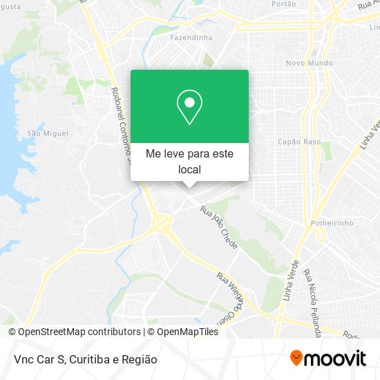 Vnc Car S mapa