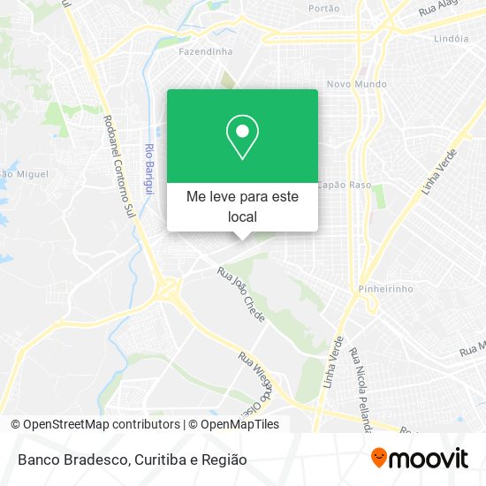 Banco Bradesco mapa