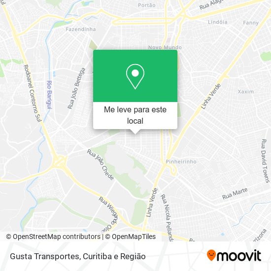 Gusta Transportes mapa