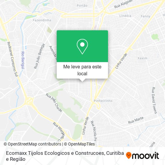 Ecomaxx Tijolos Ecologicos e Construcoes mapa