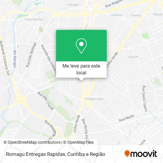 Romagu Entregas Rapidas mapa