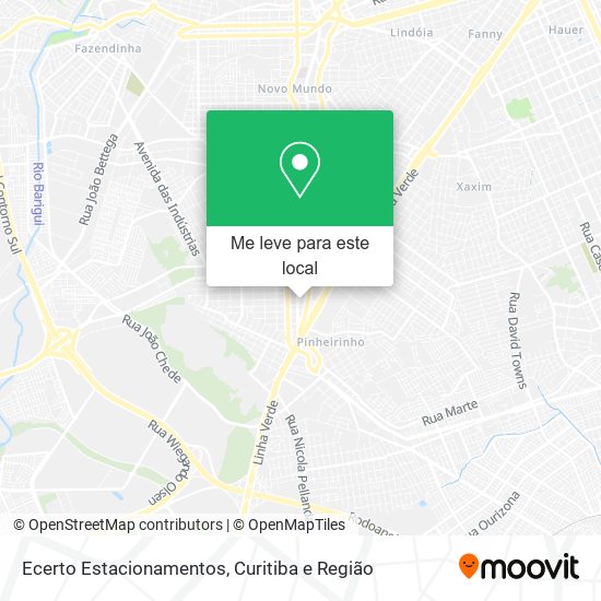 Ecerto Estacionamentos mapa