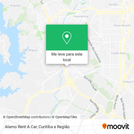 Alamo Rent A Car mapa