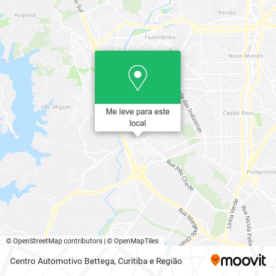 Centro Automotivo Bettega mapa