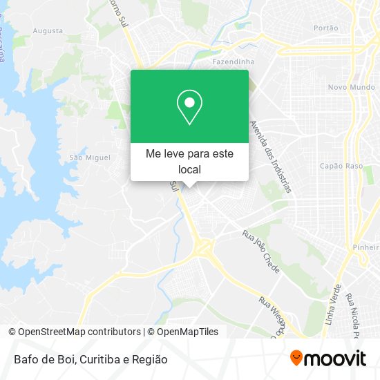 Bafo de Boi mapa