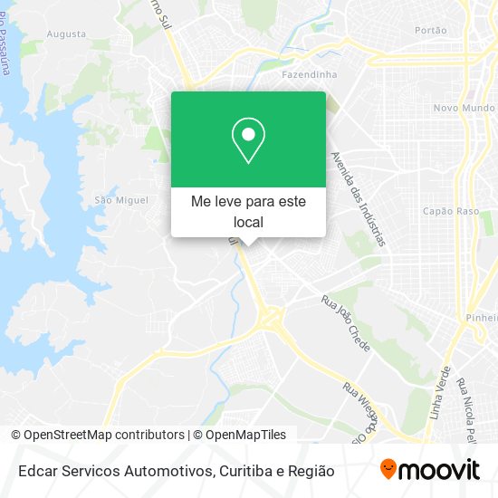 Edcar Servicos Automotivos mapa