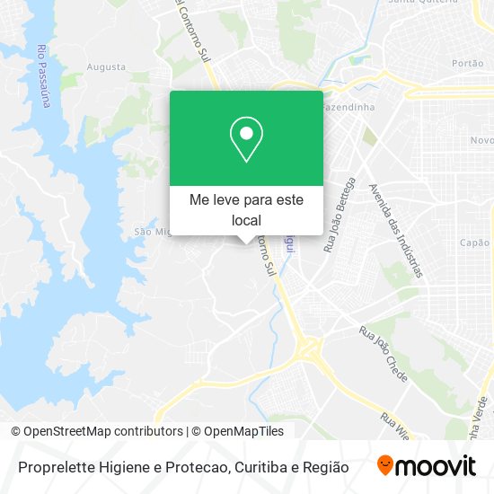 Proprelette Higiene e Protecao mapa