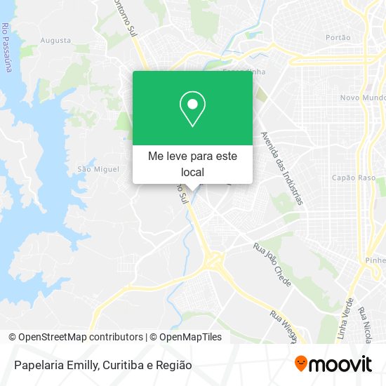 Papelaria Emilly mapa