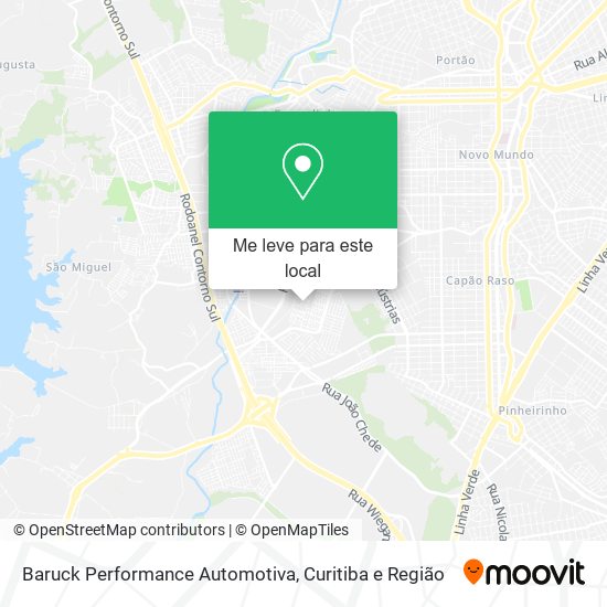 Baruck Performance Automotiva mapa