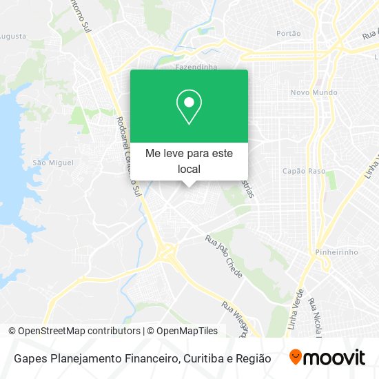 Gapes Planejamento Financeiro mapa