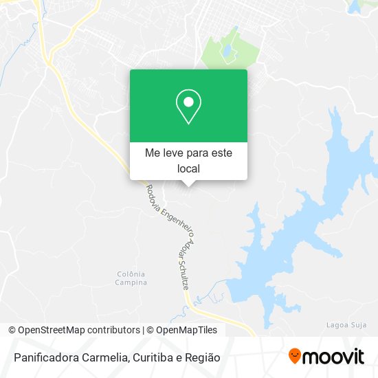Panificadora Carmelia mapa
