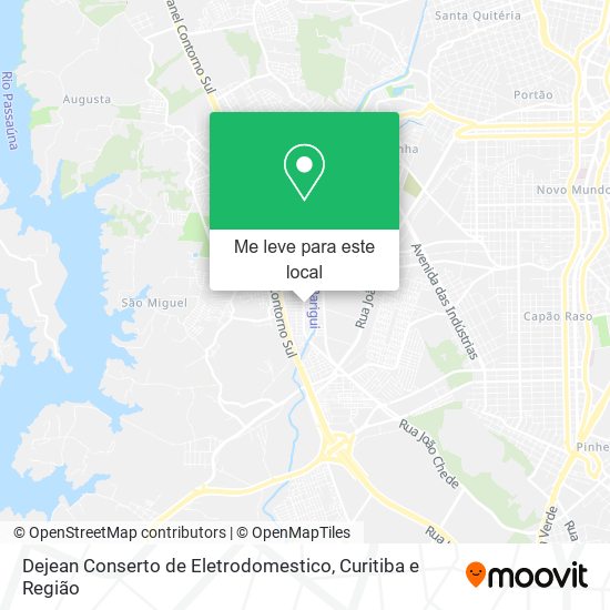Dejean Conserto de Eletrodomestico mapa