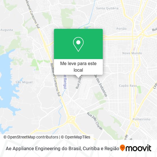 Ae Appliance Engineering do Brasil mapa