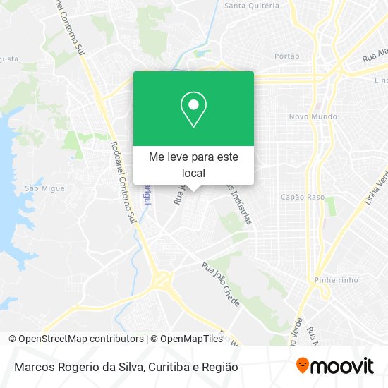 Marcos Rogerio da Silva mapa