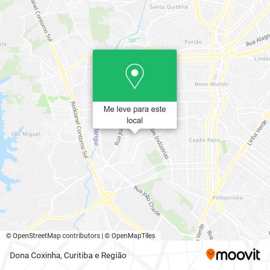 Dona Coxinha mapa