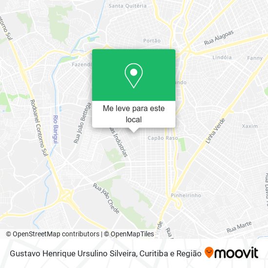 Gustavo Henrique Ursulino Silveira mapa