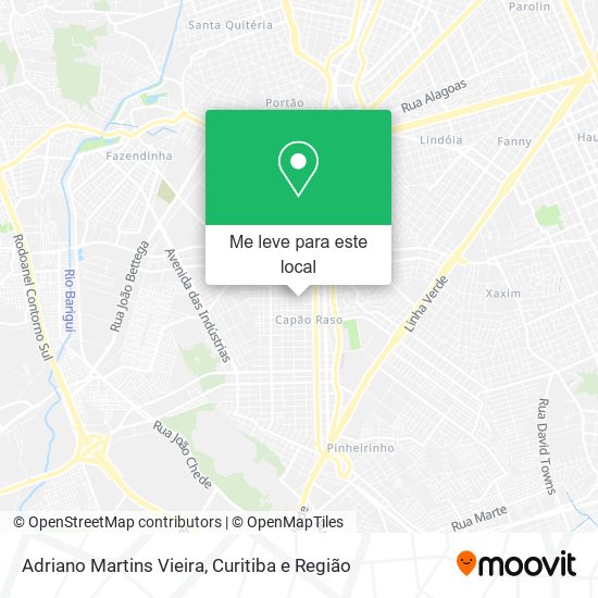 Adriano Martins Vieira mapa