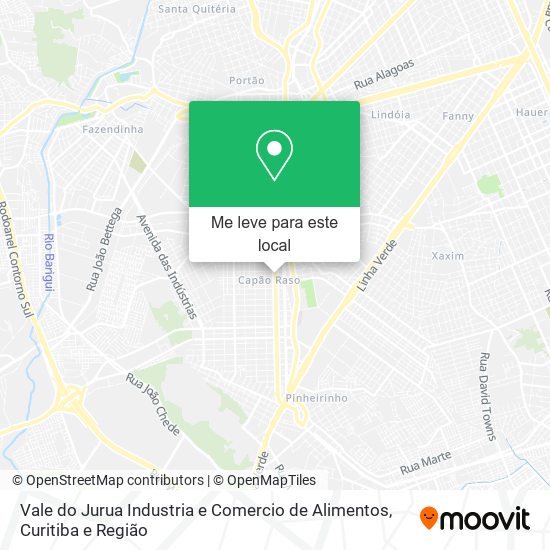 Vale do Jurua Industria e Comercio de Alimentos mapa