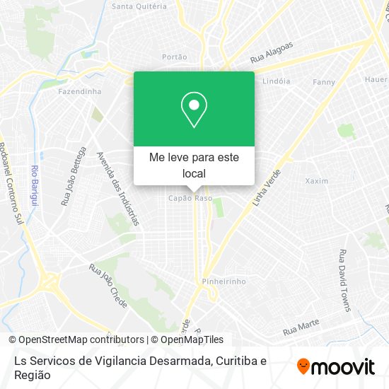 Ls Servicos de Vigilancia Desarmada mapa