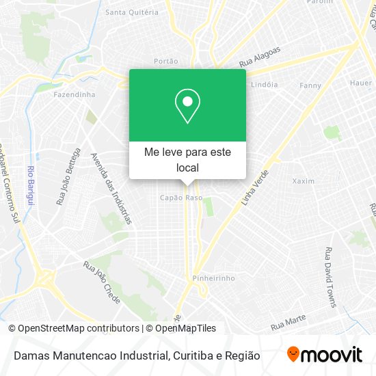 Damas Manutencao Industrial mapa