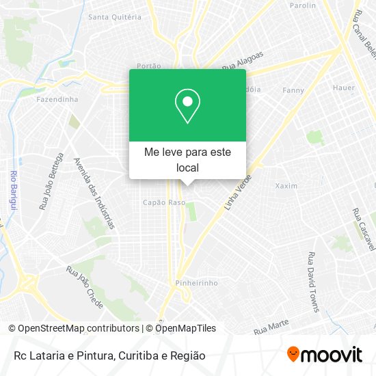 Rc Lataria e Pintura mapa