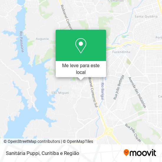 Sanitária Puppi mapa