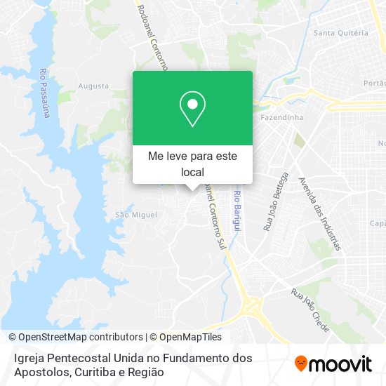 Igreja Pentecostal Unida no Fundamento dos Apostolos mapa
