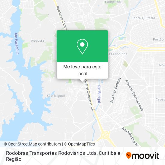 Rodobras Transportes Rodoviarios Ltda mapa