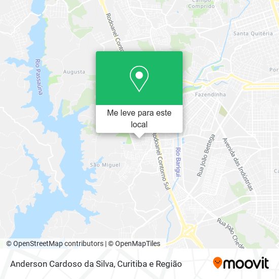 Anderson Cardoso da Silva mapa