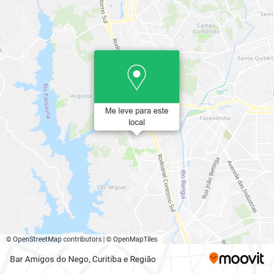 Bar Amigos do Nego mapa