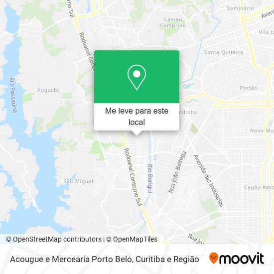 Acougue e Mercearia Porto Belo mapa