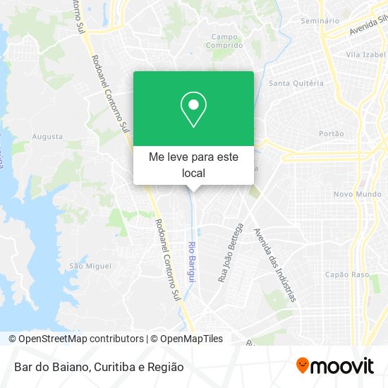 Bar do Baiano mapa