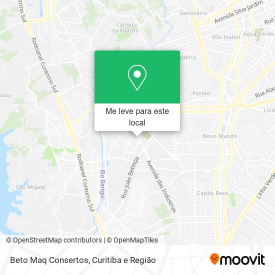 Beto Maq Consertos mapa