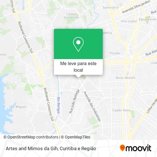 Artes and Mimos da Gih mapa