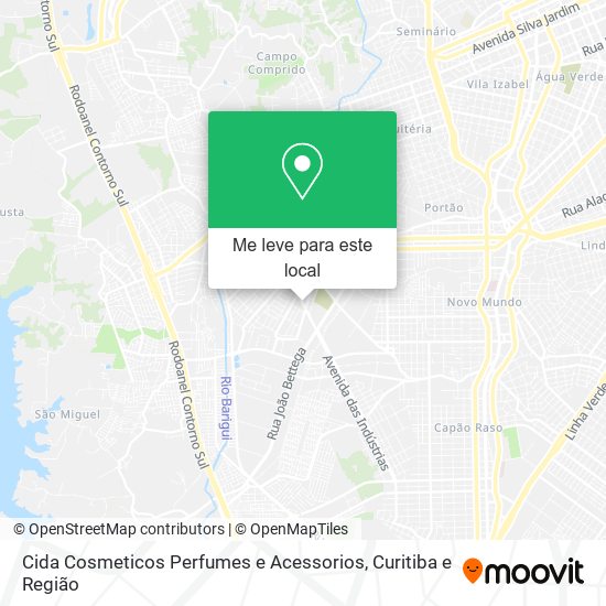 Cida Cosmeticos Perfumes e Acessorios mapa